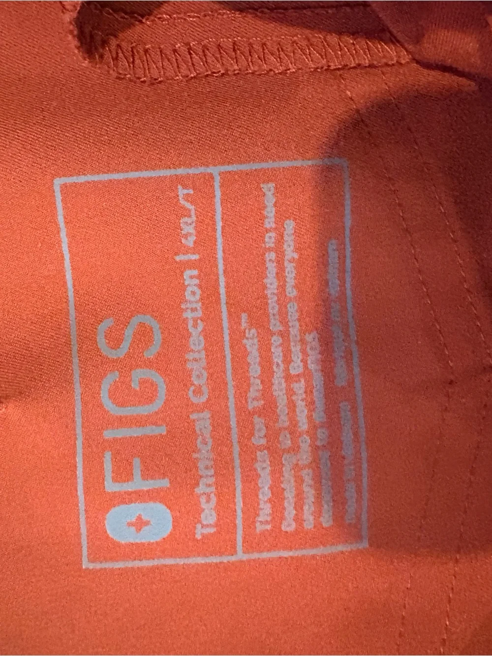 Figs Zamora Men's Rust Red Jogger Scrubs with Drawstring size 4XL Tall